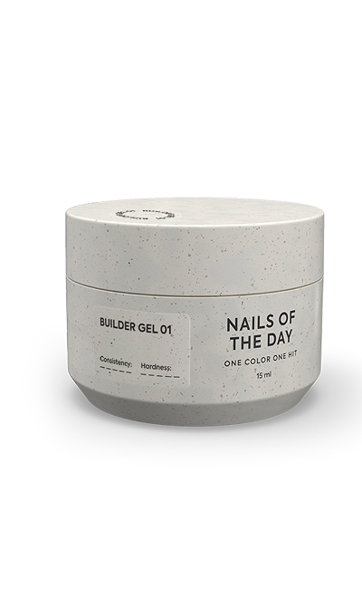 NAILS OF THE DAY Builder Gel 01, 15 ml